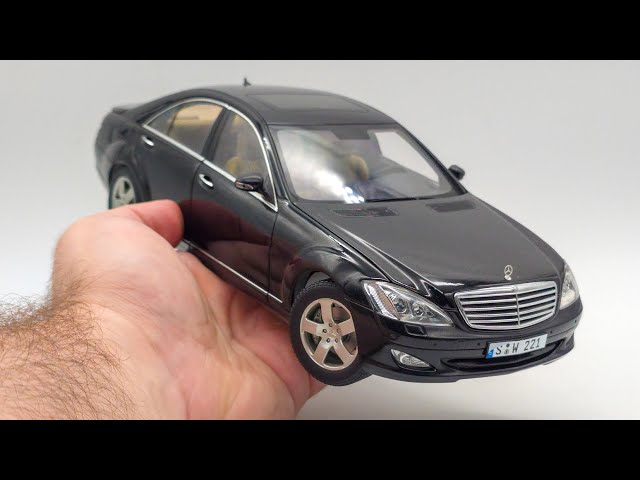 1:18 AUTOart Mercedes W221 S500 By Scale Reviews - YouTube