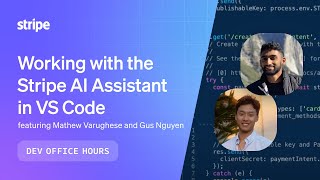 Working with the Stripe MCP server and AI Assistant in VS Code