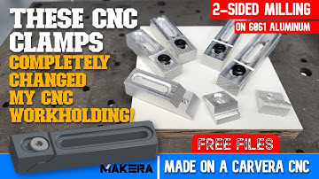 Carvera CNC: These DIY Aluminum Clamps Completely Changed My CNC Workholding! (Not Sponsored)