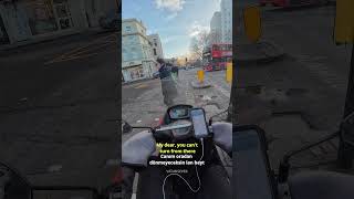 Kız Yolu Şaşırdı         #kurye #motorcycle  #london #londra #ingiltere #türkiye #delivery #ubereats