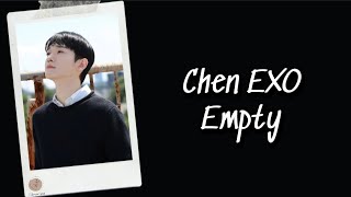 Chen EXO - Empty Lyrics Terjemahan (Rom / Indonesia)