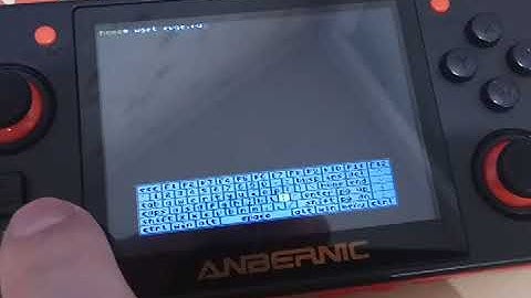 Anbernic RG350 (ROGUE FW) Wi-Fi get files from Internet