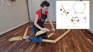 Wedding Arch DIY Hexagon How to do it. (HAHD)Heavy Duty WeddArch