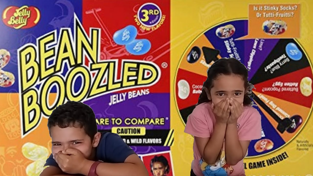 BEAN BOOZLED CHALLENGE.  RETO JELLY BEANS 🤢🤢🤮