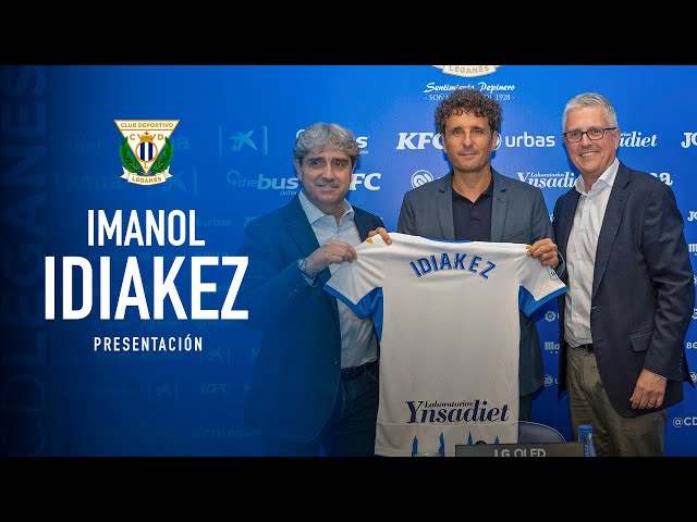 📹 Presentación de Imanol Idiakez como nuevo entrenador del C.D. Leganés