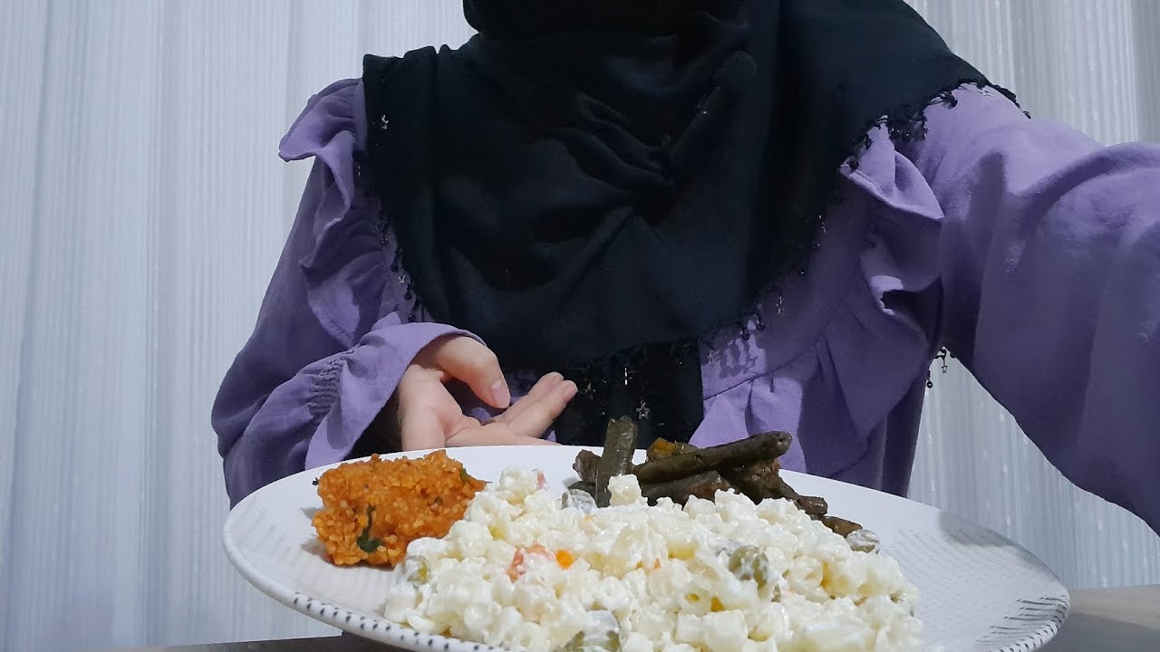 Makarna salatası asmr | sarma asmr | mercimek köftesi asmr | Türkçe asmr | yemek asmr