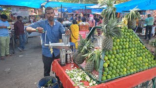 Indian Fastest Street Drinks Making | Amazing Cutting Skills | Indian Street Food