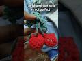 Cherry 🍒 crochet yarn making #begginers #aesthetic