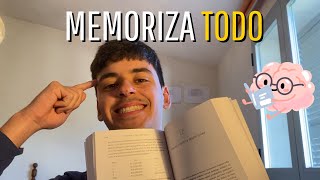 Cómo memorizar todo lo que lees de la forma más sencilla posible