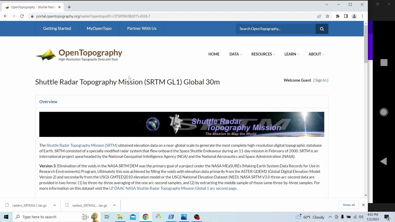 How to obtain a Digital Elevation Model (DEM) for use with OpenAthena ...