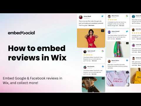 How to Embed Google Reviews in Wix?