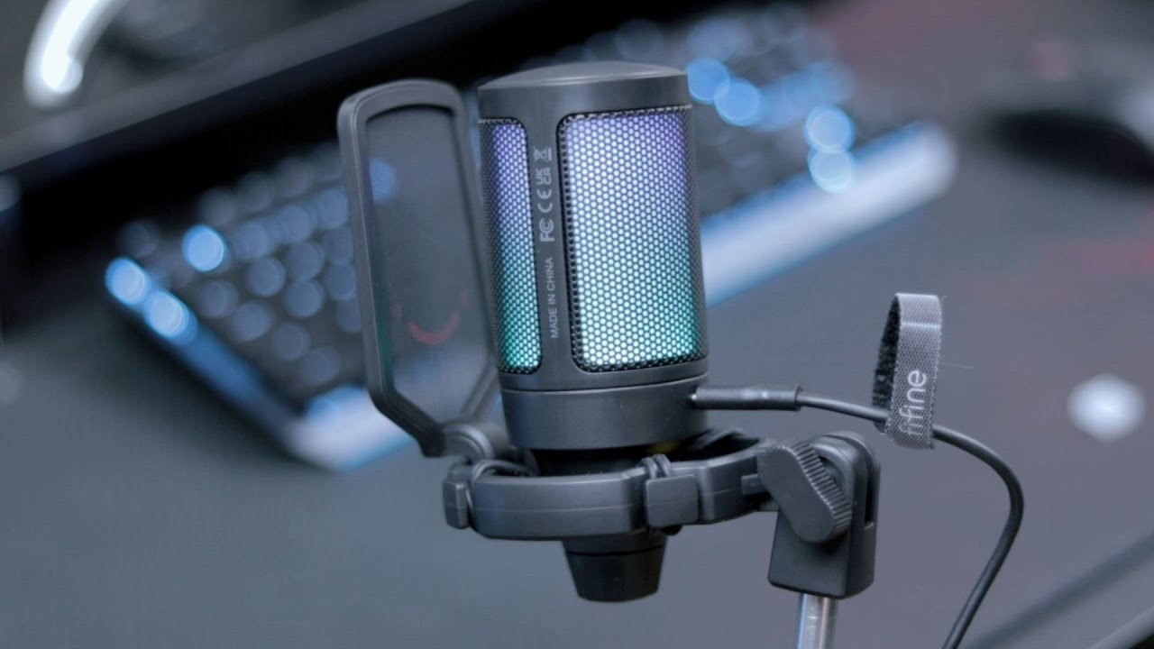 FIFINE A6T RGB Condenser Cardioid Gaming Microphone Review 