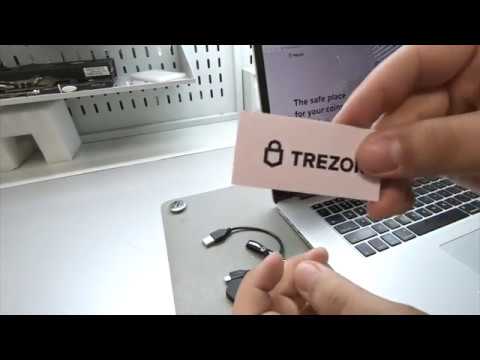 Обзор криптоваютного холодного кошелька Trezor One. Распаковка и настройка.