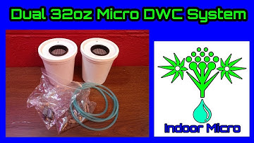 Indoor Micro Dual 32oz Grow Box Tent Micro DWC Hydroponic System