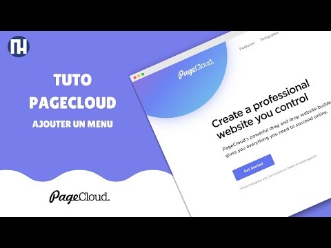 TUTO PAGECLOUD - Ajouter un menu