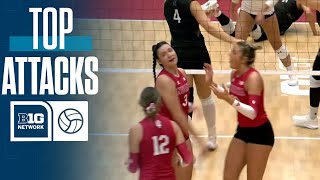Top Attacks of the Day | Big Ten Volleyball | 10/26/2025