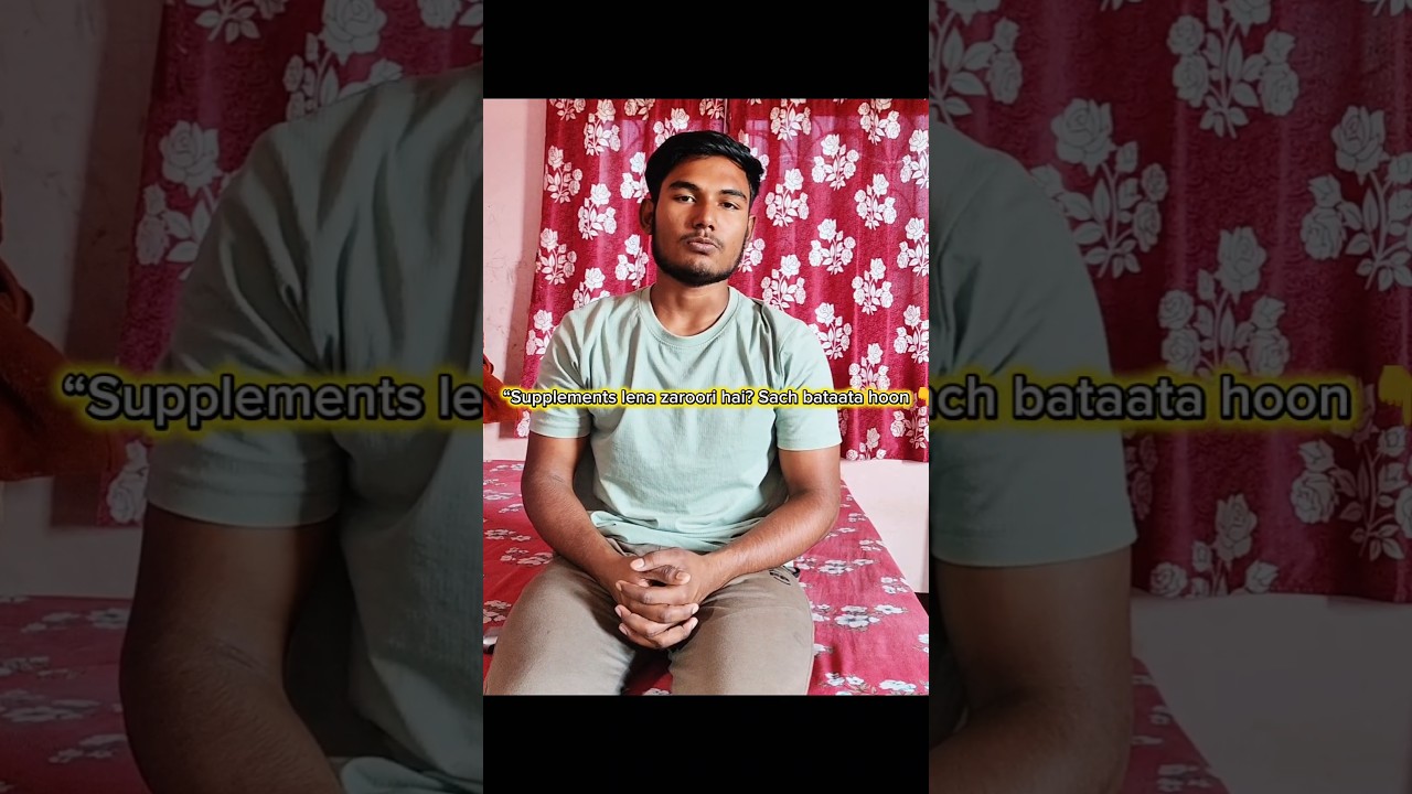 DAY 30 / 14 “Supplements support karte hain, replace nahi 💊 