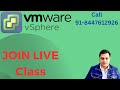 VMware vSphere Live Weekend Class ! Join Now