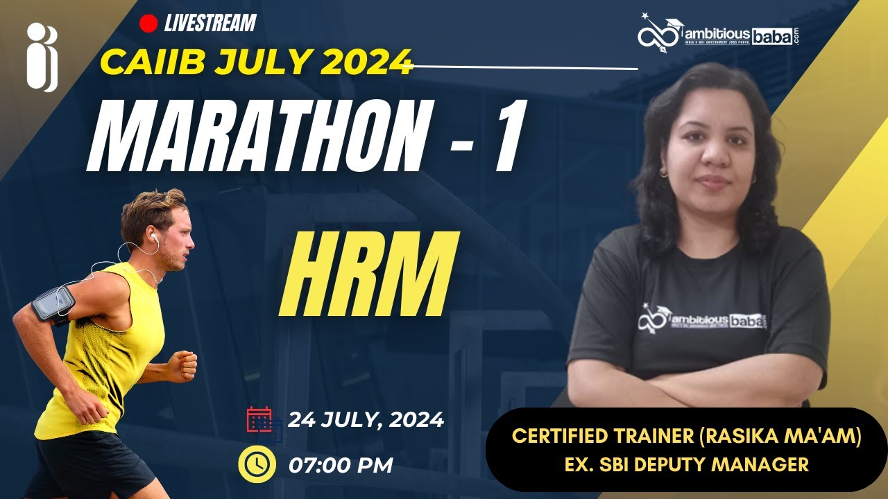 CAIIB JULY 2024 | Human Resource Management (HRM) - Part 1 | Ambitious Baba