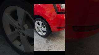 Bumper scratch repair/paint#viral #fypage #automobile #skoda
