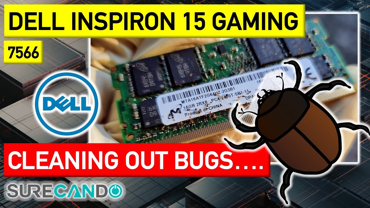 Dell Inspiron 15 Gaming 7566 Laptop full cleanup every detail
