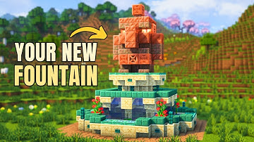 Minecraft | How to build a Copper Golem Fountain