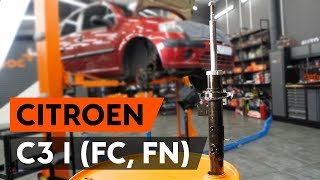 Como substituir coluna de suspensão dianteira no CITROEN C3 1 (FC, FN) [TUTORIAL AUTODOC]