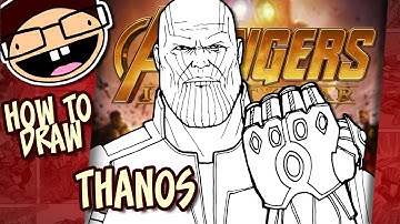 How to Draw THANOS (Avengers: Infinity War) | Narrated Easy Step-by-Step Tutorial