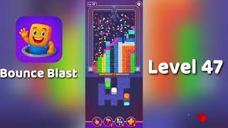 Bounce Blast Level 47 Walkthrough 🧩💥 | Satisfying Bounce Puzzle Game | Solutionguruji