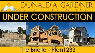 Building a two-story cottage house plan with a gambrel roof | The Brielle