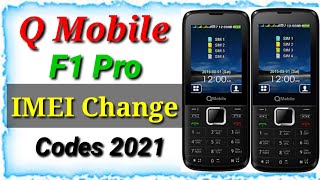 Qmobile F1 Pro Imei change Code.//How to make mobile online//How to change imei q f1 pro mobile..//