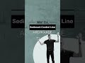 What is a Sediment control line?