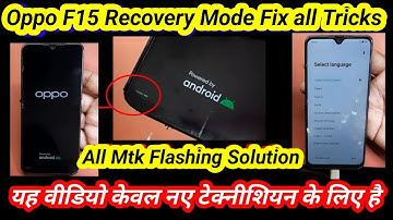 Oppo F15 CPH2001 Recovery Mode Fix | all Mtk Flashing Solution | Oppo Realme Flashing Unlocktool