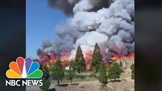 California Faces Explosive Fire Amid Blazing Temperatures