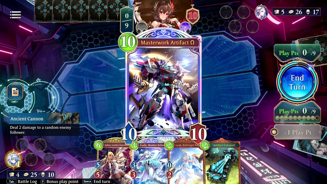 Shadowverse: Worlds Beyond - Portal vs Dragon, Omega Ominous Artifact Finisher