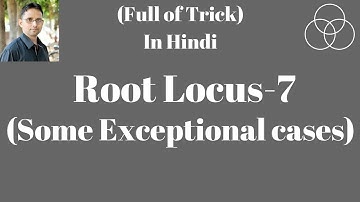 Root Locus in Control System-7 (Control System-41)by SAHAV SINGH YADAV