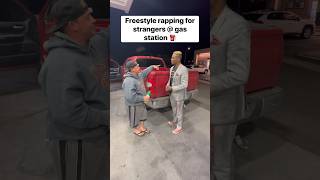 Freestyle rapping for strangers @ gas station