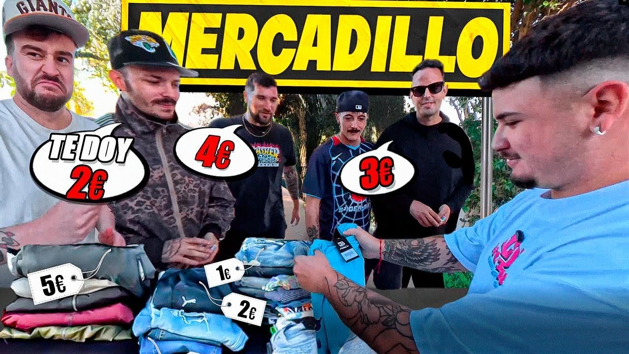 MONTE UN MERCADILLO DE ROPA PARA MIS AMIGOS * El que más pague se la lleva🤣* 