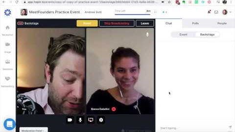 MeetFounders.co Backstage Instructions - Hopin.to
