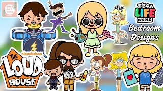 LOUD HOUSE ? LUNA, LUAN, LENI, LORI ? BEDROOM DESIGNS ? TOCA LIFE WORLD ?