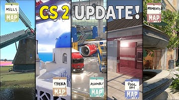CS2 - NEW UPDATE || 5 NEW MAPS ARE CRAZY!! #cs2update