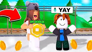 I Surprised A 5 Year Old With Robux In Roblox Mm2