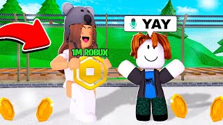 I SURPRISED a 5 YEAR OLD WITH ROBUX in Roblox MM2!