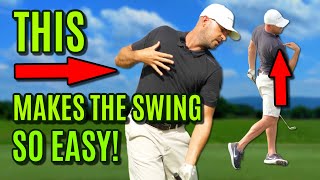 Hitting The Ball With Your Right Shoulder Makes The Golf Swing So Much Easier