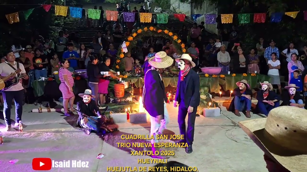 Xantolo 2025 Cuadrilla San José - Trio Nueva Esperanza en Hueynali Huejulta de Reyes Hildago