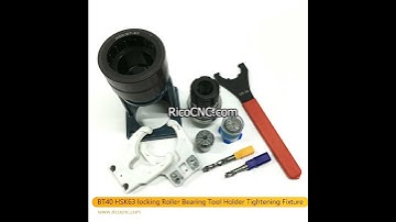 BT40 HSK63 Auto-locking Roller Bearing Design Tool Holder Tightening Fixture