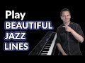 My #1 trick to playing pro-sounding jazz lines