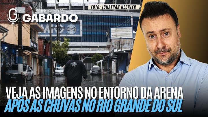 Veja como está o entorno da Arena do Grêmio, após as chuvas no Rio Grande do Sul