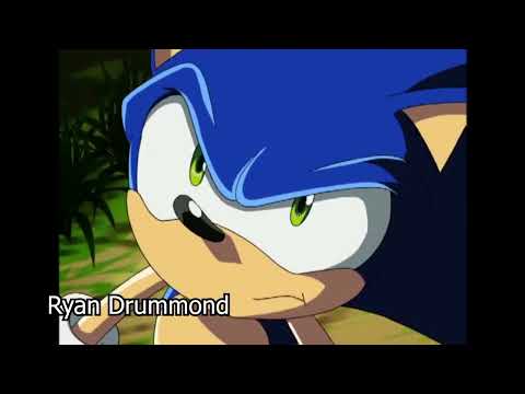 Sonic X - Jason Griffith and Ryan Drummond (Side By Side Comparison)