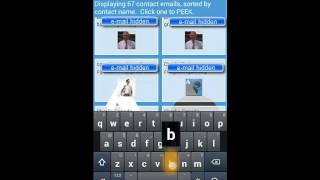 Contact Peek Android App Demo (v 1.5.6)
